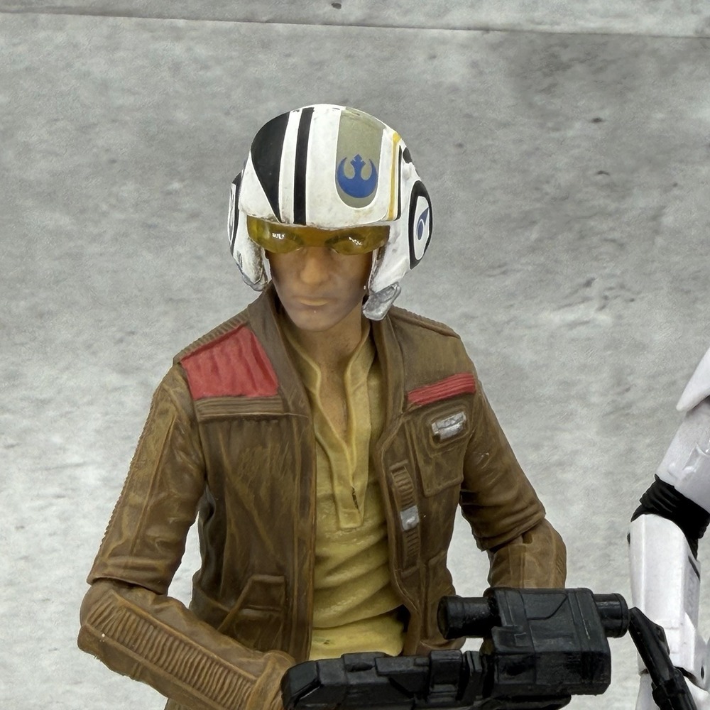 Hasbro Star Wars The Black Series Poe Dameron & Riot Control Stormtrooper - Picture 2 of 7